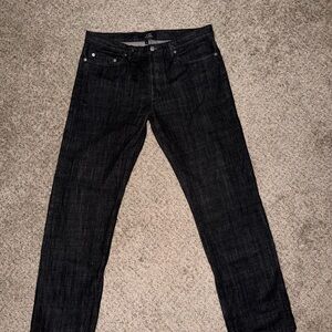 A.P.C. New Standard Black Denim Straight Jeans